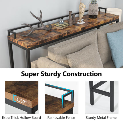 Tribesigns Console Table, 70.9 inch Extra Long Sofa Table Tribesigns, 5
