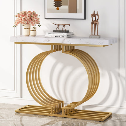 Console Table, 40 inch Entryway Sofa Table