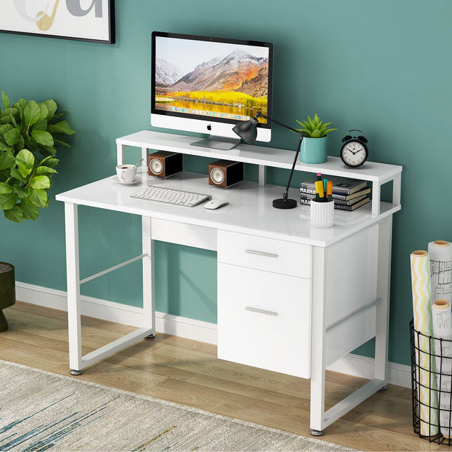 Computer Desk, 47 Inches Modern Writing Desk