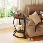 End Table, Half-Round Side Table