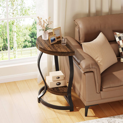 End Table, Half-Round Side Table