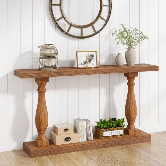 Console Table, 63-Inch Entryway Sofa Table