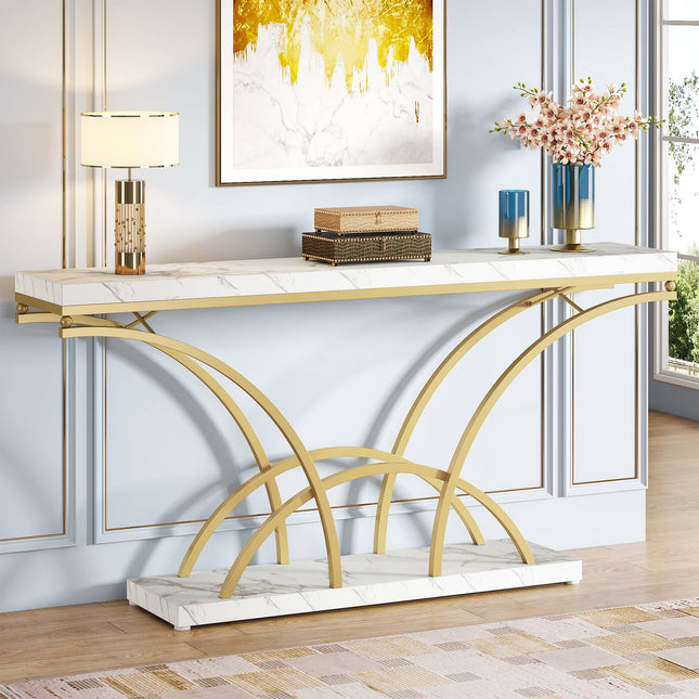 Console Table, 70.9-Inch Sofa Table