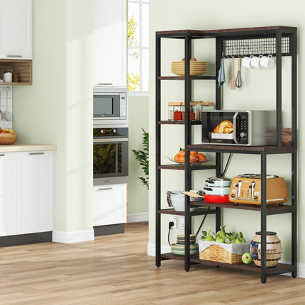 Kitchen shelving, bakers rack for kitchen multifunctional and practical