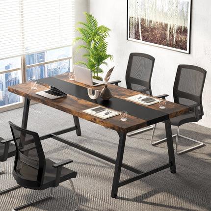 Tribesigns 6FT Conference Table, 70.8-Inch Executive Desk Office Computer Meeting Table Tribesigns, 3