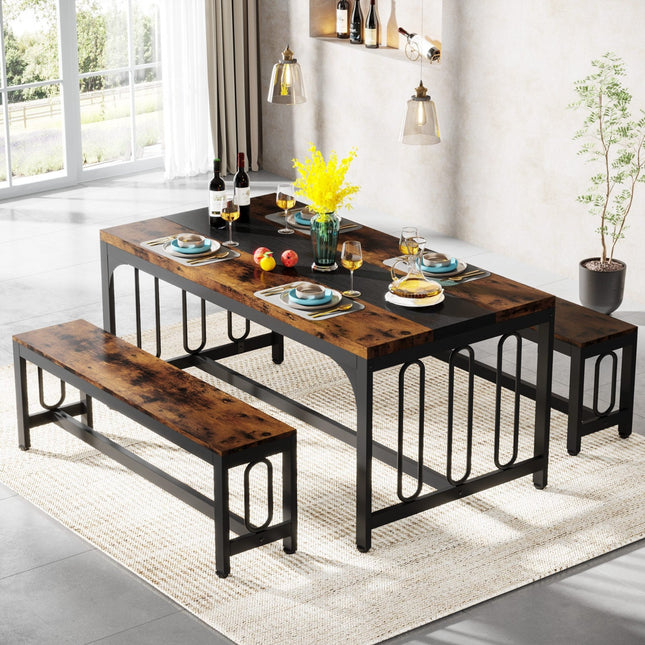 dining table set with bench, bench dining table set , Bench Kitchen & Dining Room Sets