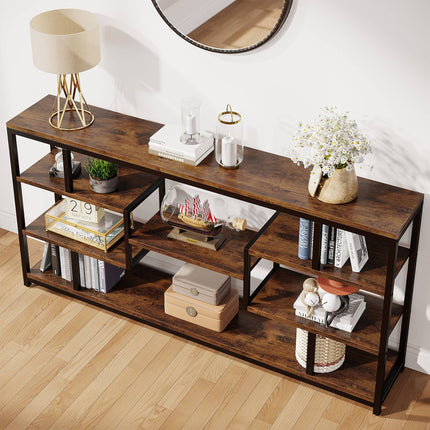 Tribesigns Console Table, 70.87" Sofa Entryway Table with Open Storage Shelves Tribesigns, 6