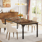 Tribesigns Dining Table, 70.9-Inch Farmhouse Kitchen Dinner Table for 6-8 Tribesigns, 4