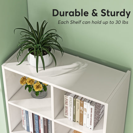 Tribesigns Bookcase, 70.9" Modern Bookshelf with 12 Cube Storage Tribesigns, 5