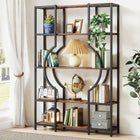 Bookshelf, 5-Tier Bookcase Shelving Unit