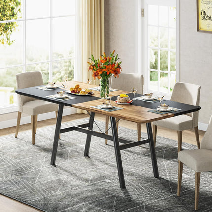 Dining Table, 70.86" Kitchen Table for 6 to 8 People