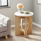 End Table, Round Side Table Nightstand