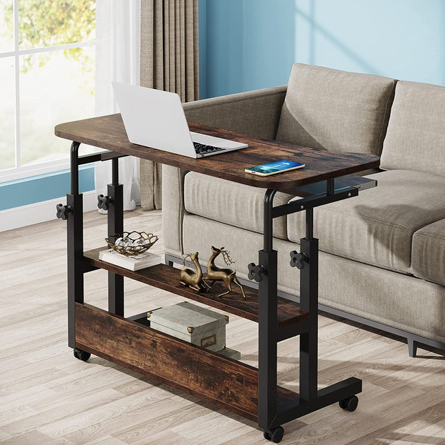 Portable Laptop Desk, Standing Desk, Ergonomic Desk, Portable Standing Desk, Height Adjustable Desk, Tribesigns, 2