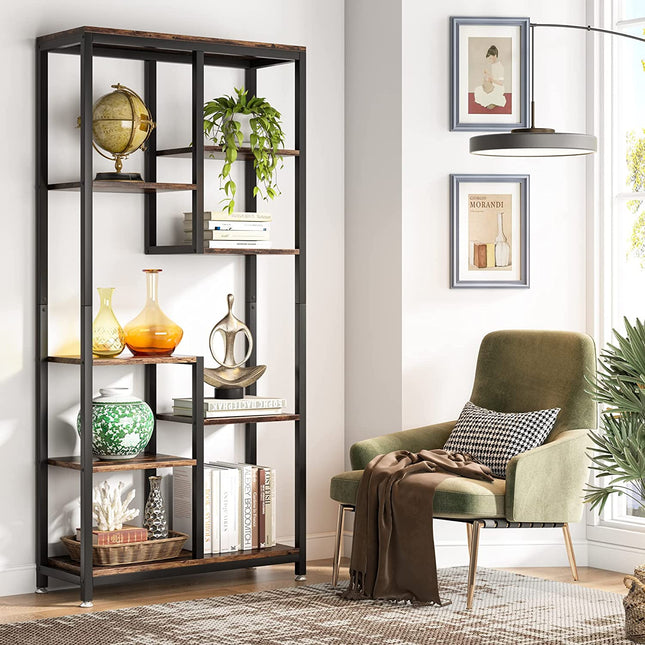 Tribesigns Bookshelf, 8-shelf Open Bookcase Storage Display Rack Tribesigns