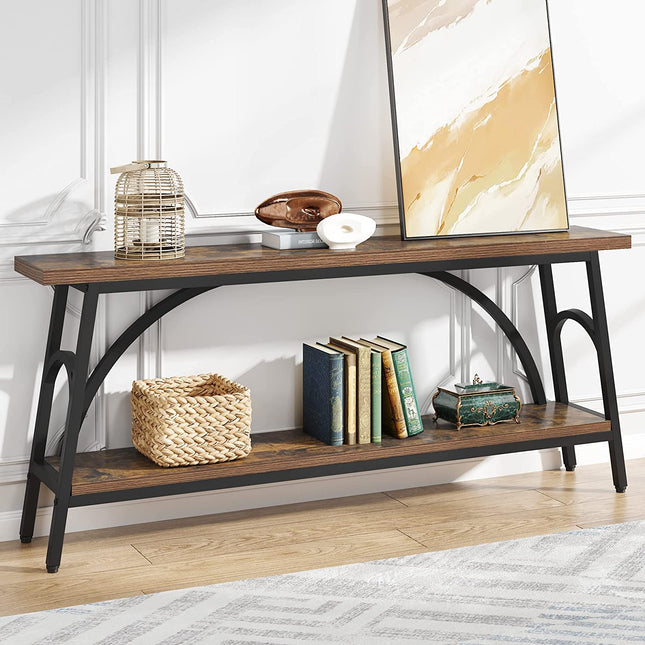 Console Table, 70.8-Inch Sofa Tables Entryway Table