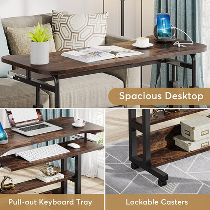 Standing Desk, Stand up desk, Ergonomic Desk, Portable Standing Desk, Height Adjustable Desk, Tribesigns, 3