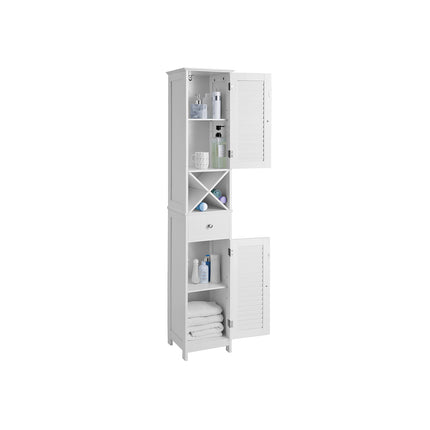 Tall Bathroom Storage Cabinet, Storage Cabinet, White