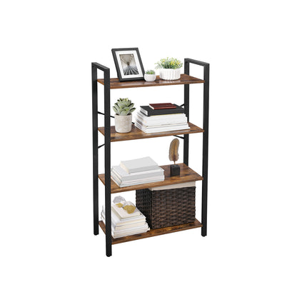 VASAGLE - ALINRU Ladder Shelf, 4-Tier Bookshelf Storage Rack