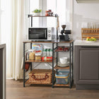 VASAGLE - ALINRU Baker’s Rack with Shelves, Kitchen Shelf with Wire Basket, 6 S-Hooks